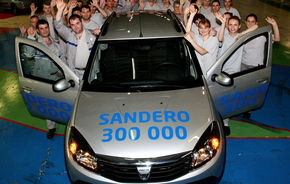 Dacia a produs 300.000 de exemplare Sandero la Mioveni
