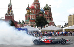 GALERIE FOTO: Button a făcut o demonstraţie de F1 la Moscova