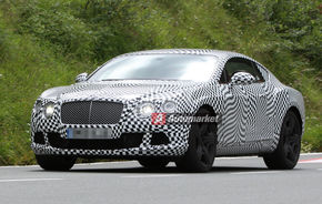 FOTO EXCLUSIV* : Bentley testează Continental GT facelift
