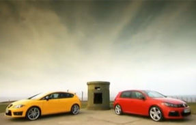 VIDEO: Război civil la Volkswagen - Golf R dă piept cu Seat Leon Cupra R