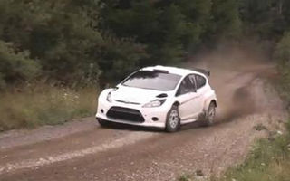 VIDEO: Ford a testat noul Fiesta RS WRC în sudul Franţei