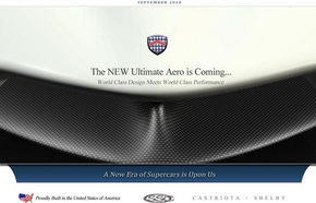 Primul teaser al viitorului SSC Ultimate Aero, rivalul lui Veyron Super Sport