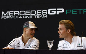 Schumacher: "Nu pilotez încă la nivelul lui Rosberg"