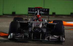 Schumacher: "Am fost competitiv pe ploaie în Singapore"