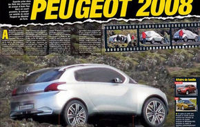 Noul Peugeot 2008, spionat în munţii francezi