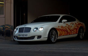 Tuning în Ucraina: Bentley Continental GT cu flăcări şi pietre Swarovsky