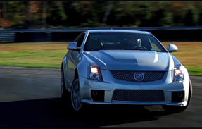 VIDEO: Cadillac CTS-V Coupe face spectacol pe circuitul Monticello