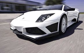 Lamborghini Murcielago by JB Car Design: liliacul alb