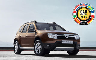 OFICIAL: Dacia Duster este în finala Car of the Year 2011