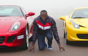 Usain Bolt a vizitat Ferrari la Maranello: "Credeam că eu sunt rapid!"