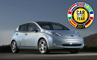 Nissan Leaf este Maşina Anului 2011 în Europa! Duster, pe 7
