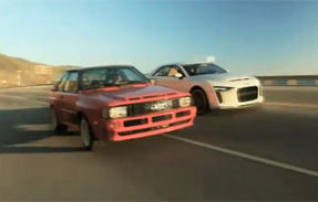 VIDEO: Chemarea străbunilor - Audi Quattro Concept vs Sport Quattro