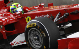 Massa a testat monopostul Ferrari într-o zi de filmare