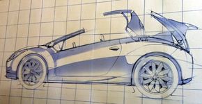 Kia: schiţa viitorului roadster iconic cu două locuri