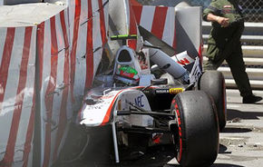 VIDEO: Accident grav suferit de Perez în calificările de la Monaco (update)