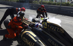 Petrov a scăpat nevătămat după accidentul de la Monaco