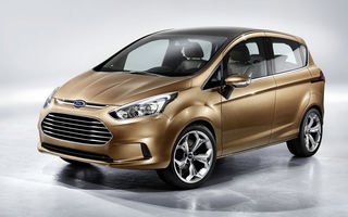 OFICIAL: Ford va produce la Craiova noul B-Max, un motor de 1.0 litru şi un alt model de clasă mică