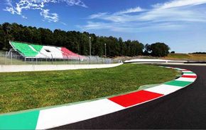 Circuitul Mugello, vopsit în culorile tricolorului Italiei