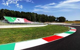 Circuitul Mugello, vopsit în culorile tricolorului Italiei