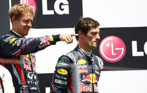 Webber: "Vettel poate fi campion peste cinci curse"