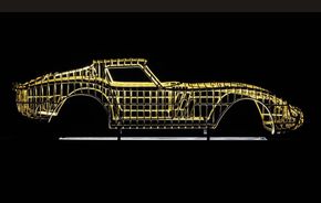 Pebble Beach: Un artist va prezenta o sculptură din aur a unui Ferrari 250 GTO