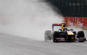 Belgia, antrenamente 3: Webber, cel mai rapid pe ploaie