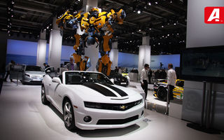 FRANKFURT 2011 LIVE: Chevrolet a adus Malibu, dar şi robotul Bumblebee