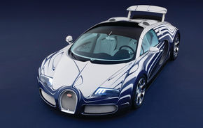 Bugatti Veyron Grand Sport L'Or Blanc, porţelan pe patru roţi la Frankfurt