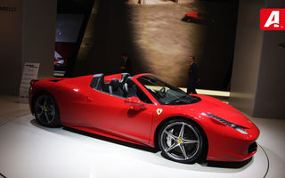 FRANKFURT 2011 LIVE: Ferrari 458 Spider şi Maserati Kubang, perlele italienilor