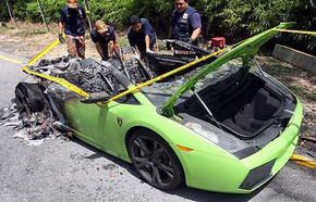Lamborghini Gallardo, ars pe jumătate în Malaezia