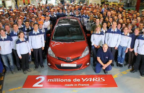 Toyota a produs două milioane de Yaris-uri