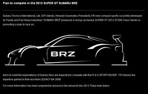 Subaru BRZ va concura în Campionatul Japonez SuperGT