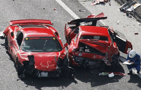 VIDEO: 14 maşini de lux, implicate într-un accident în lanţ în Japonia