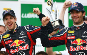 Red Bull: "Webber a ştiut să facă faţă presiunii lui Vettel"