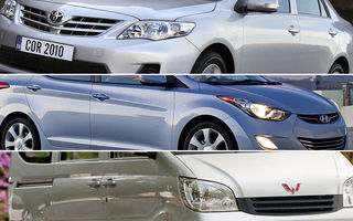 TOP 12 Cele mai vândute mașini din lume în 2011