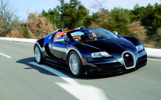 Bugatti Veyron Grand Sport Vitesse - cea mai rapidă decapotabilă din lume are 1200 de cai