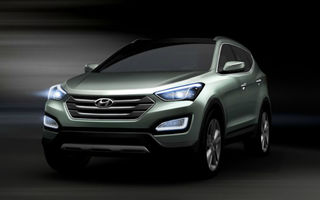 Hyundai Santa Fe - prima imagine oficială a noii generaţii