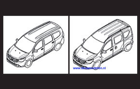 Dacia Dokker - noua utilitară Dacia, dezvăluită de un set de schiţe
