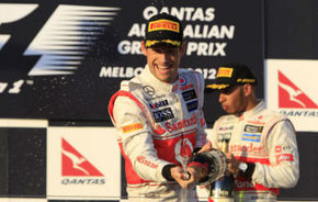 Button şi Hamilton, între extaz şi agonie după podiumul din Australia