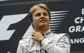 Rosberg, surprins de performanţa monopostului Mercedes în China