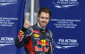 Vettel dedică pole position-ul echipei Red Bull