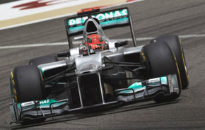 Schumacher, penalizat cu cinci poziţii pe grila din Bahrain