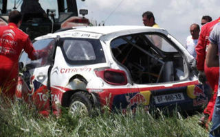 VIDEO: Hirvonen, implicat într-un grav accident cu Citroen DS3 WRC