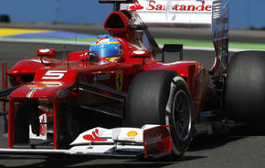 Ferrari a efectuat un test aerodinamic în Spania