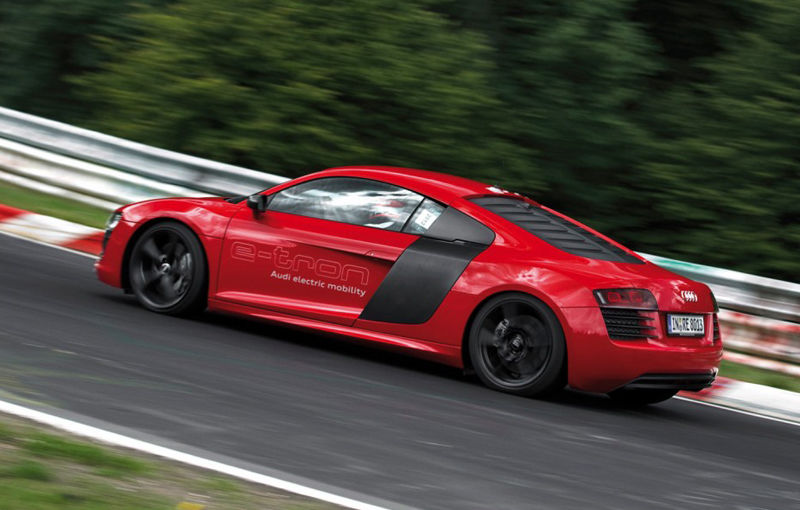 Record mondial pe Nurburgring pentru versiunea electrică a lui Audi R8 - Poza 5