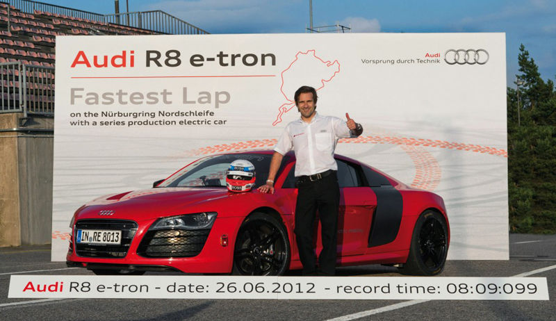 Record mondial pe Nurburgring pentru versiunea electrică a lui Audi R8 - Poza 7