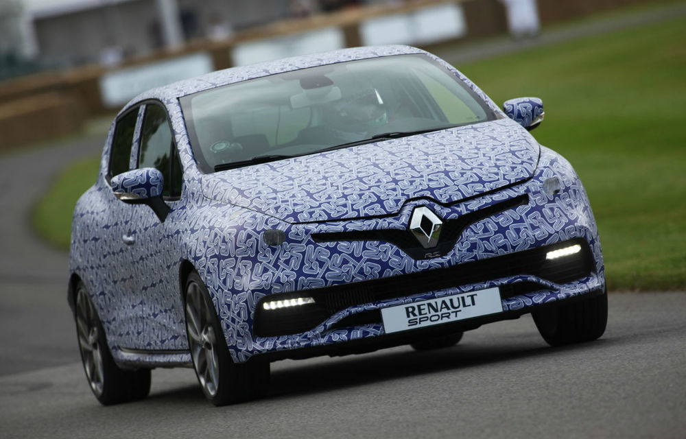 Renault a adus la Goodwood prototipul viitorului Clio RS - Poza 1