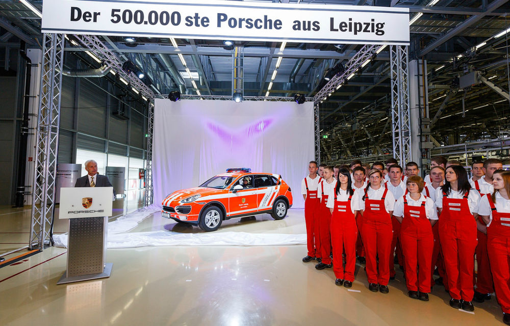Porsche a produs 500.000 de unităţi la fabrica din Leipzig - Poza 1