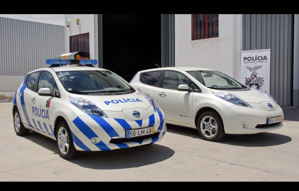 Poliţia din Portugalia primeşte o flotă de Nissan Leaf - Poza 5