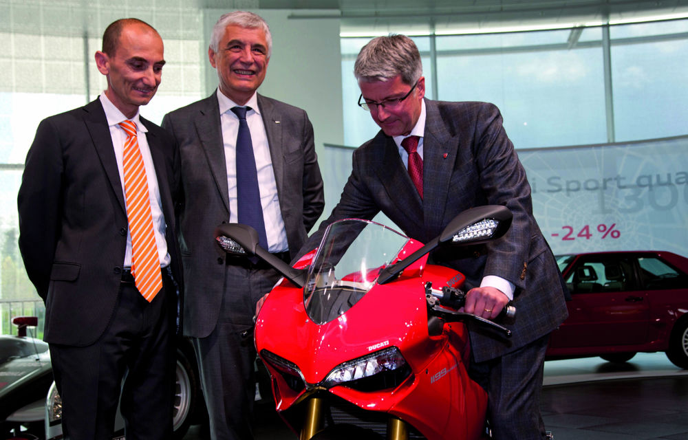 Audi a finalizat achiziţia Ducati - Poza 1